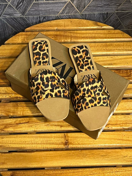 Zara Leopard Flat