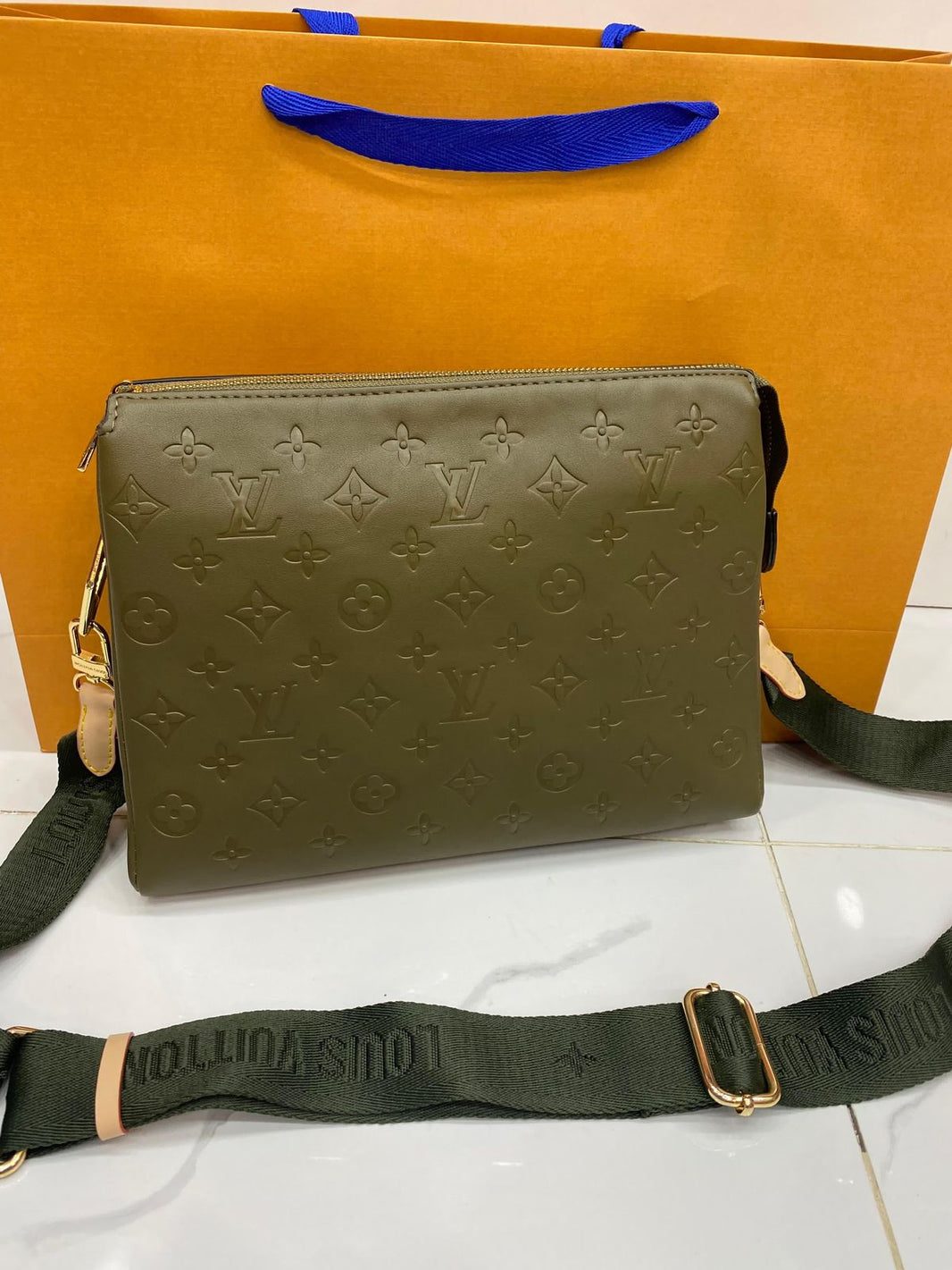Louis Vuitton Checkered Crossbody Bag