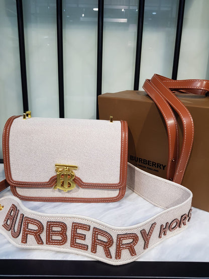 Burberry Two-Tone Canvas