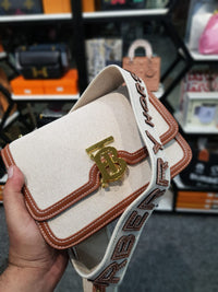 Burberry Two-Tone Canvas