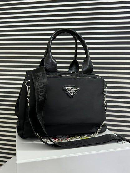 Nylon Tote Bag with Brand Box