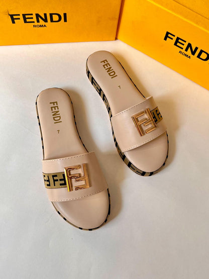 Fendi Signature Stoe Wedges