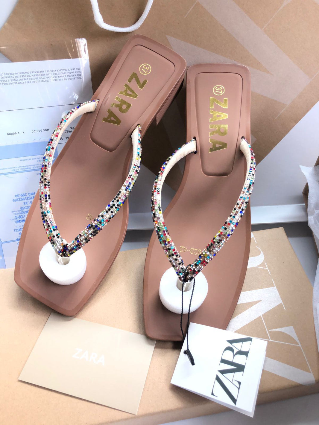 Zara Glam Slippers