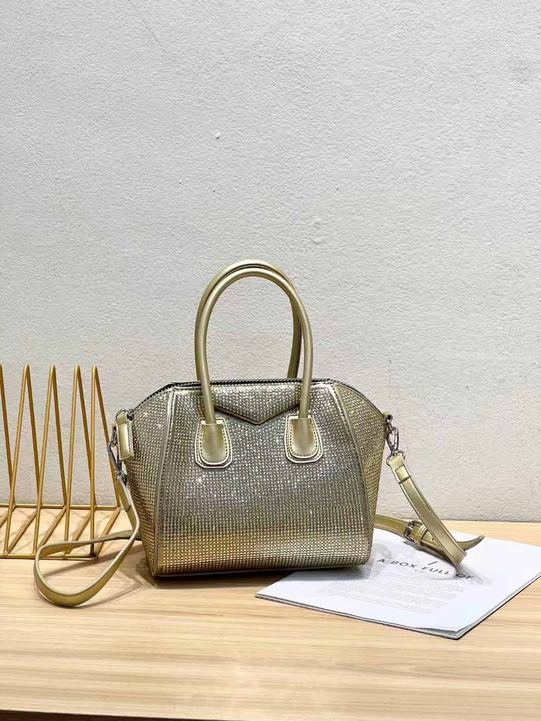 Stone Avis Belted Handle Bag