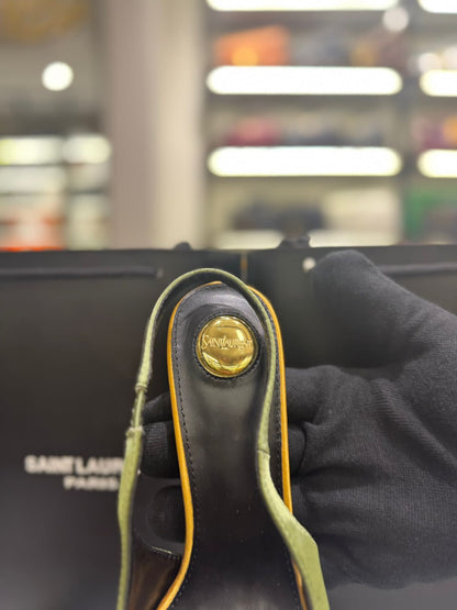 Ysl Amalia Slingback Pumps