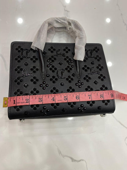 Christian Lou Signature Leather Tote