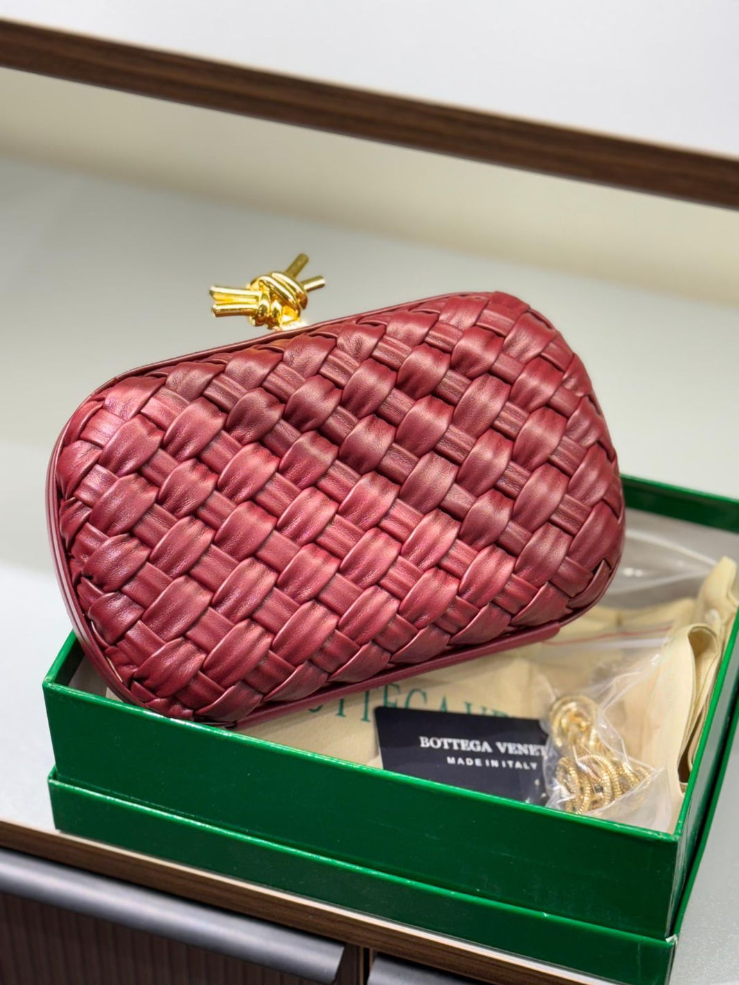 Bottega Veneta Knot clutch