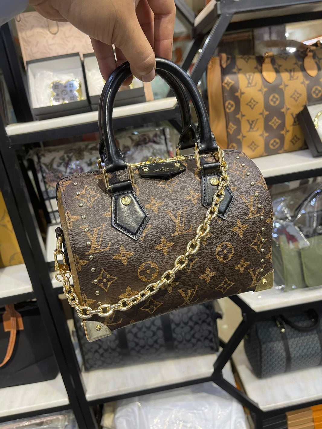 Louis Vuitton Speedy Trunk 20 Bag