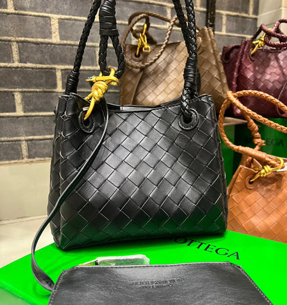 Bottega Venetta Supple Intrecciato Shoulder Bag