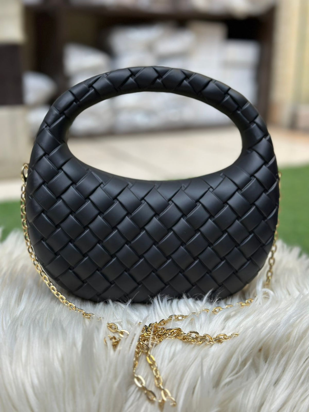 Bottega Top Handle Clutch Bag