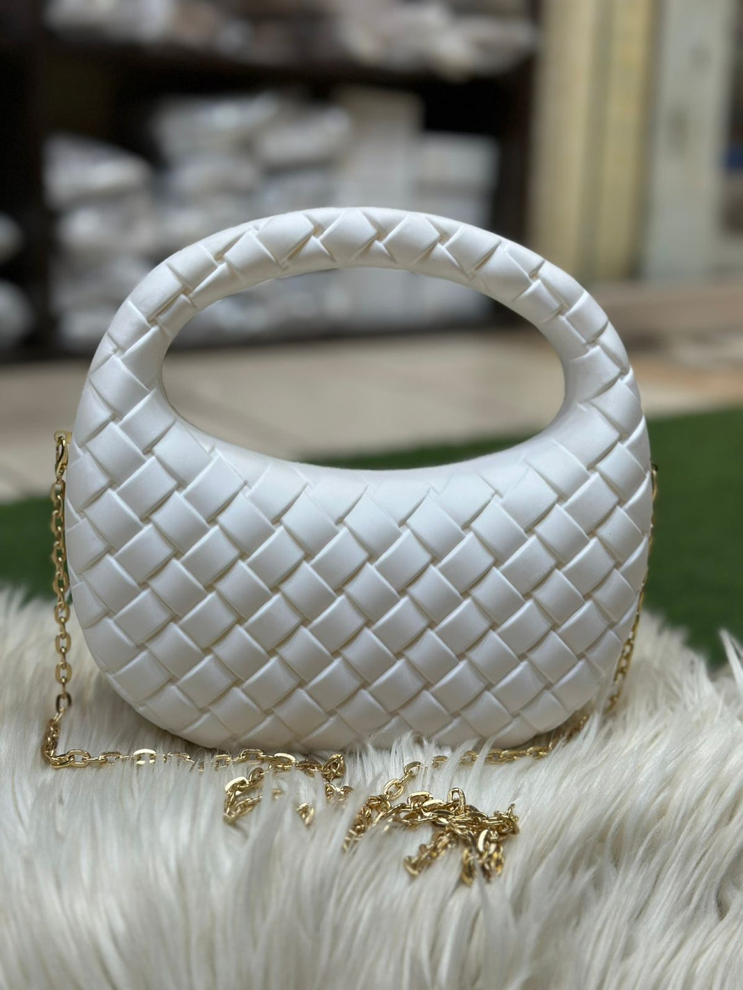 Bottega Top Handle Clutch Bag