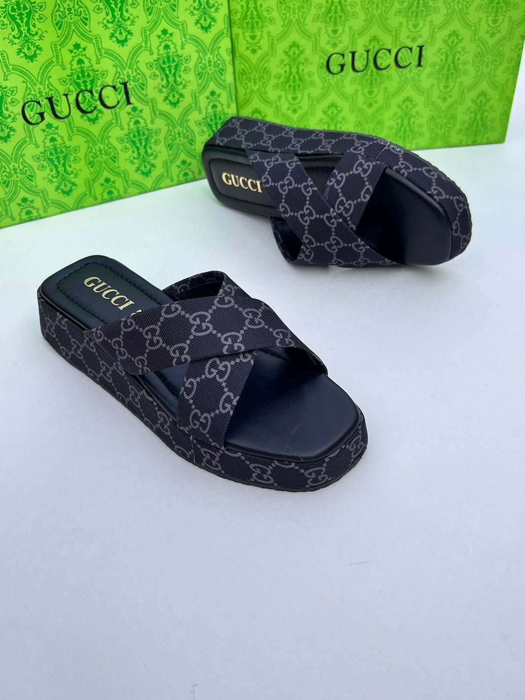 Gucci Cross Wedges
