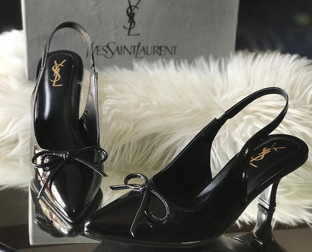 Ysl Bow Patent Heels