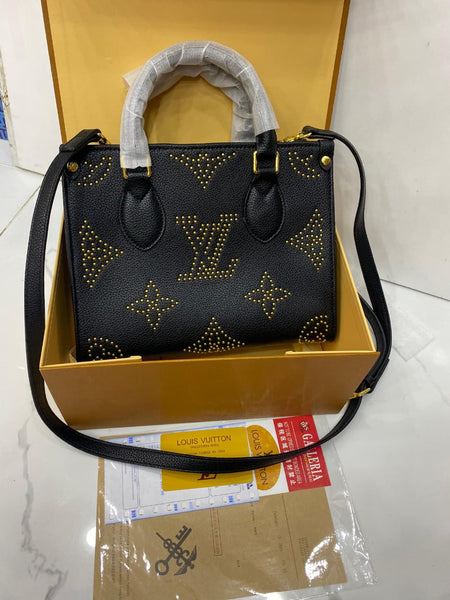 Lv On The Go Monogram Empreinte Bag