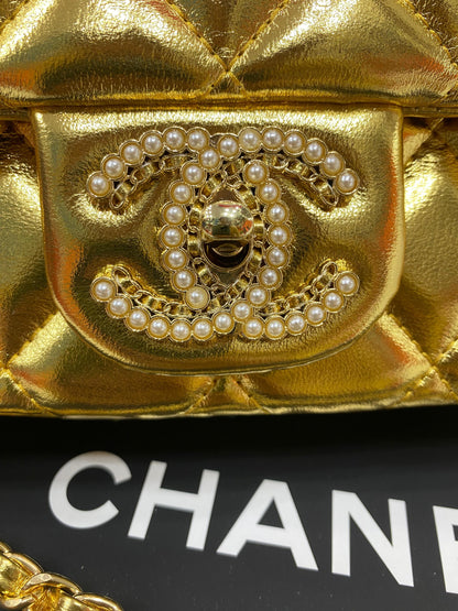 Chanel Pearl Gold Bag