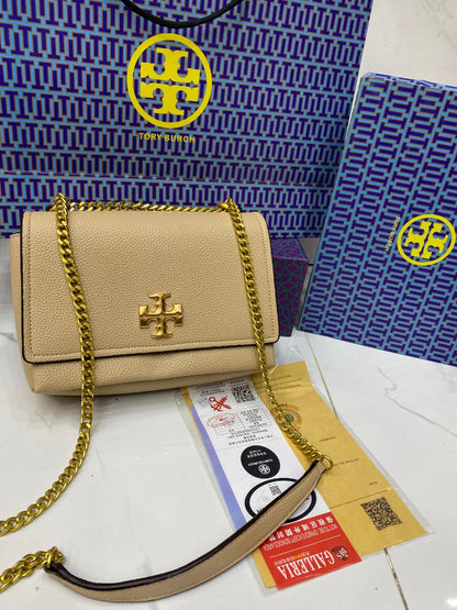 Tory Burch Caviar Leather Chain Bag