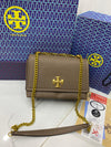 Tory Burch Caviar Leather Chain Bag