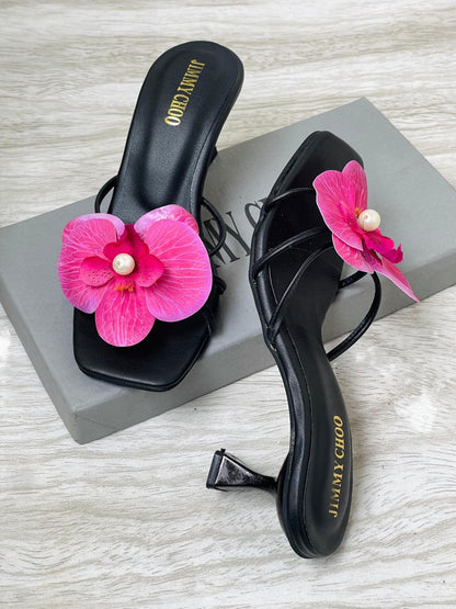 Zara Signature Floral Heels