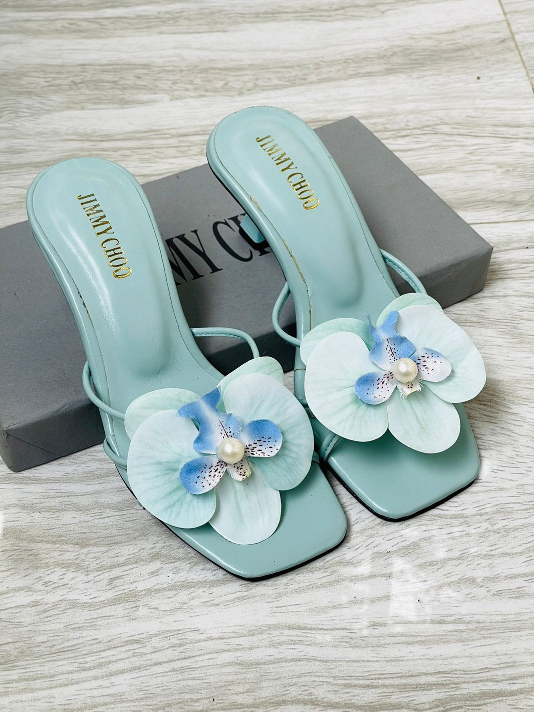 Zara Signature Floral Heels