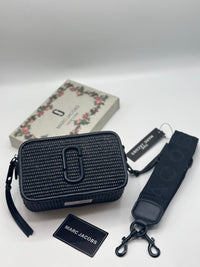 Marc Jacob Woven Snapshot Crossbody Bag