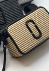 Marc Jacob Woven Snapshot Crossbody Bag