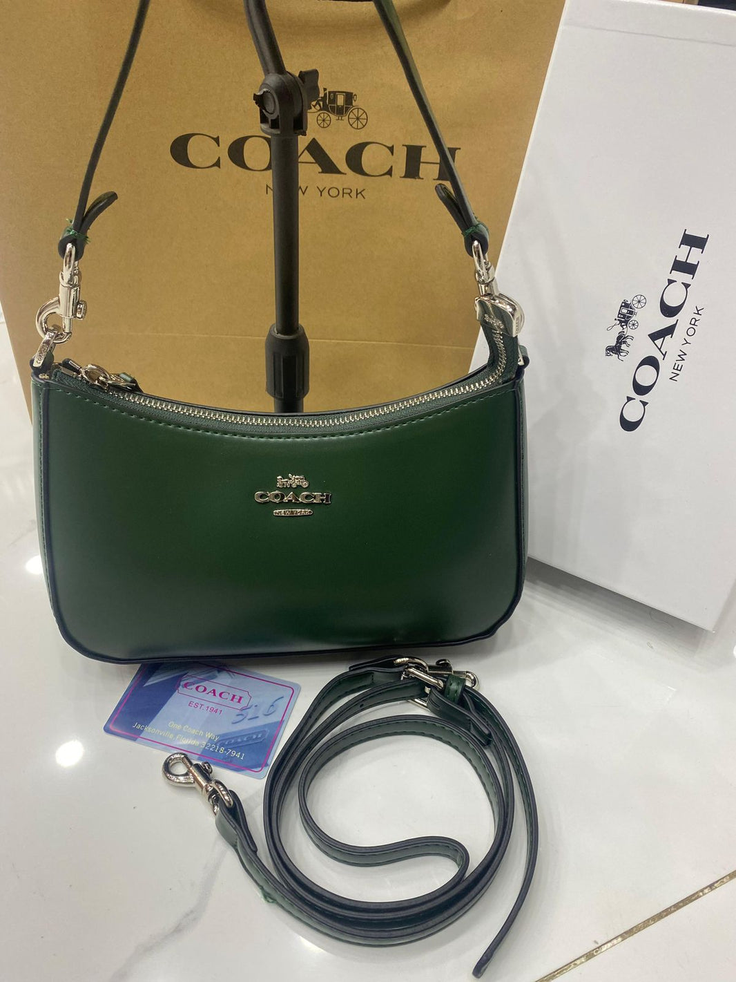 Coach Teri Solid Shoulder Bag