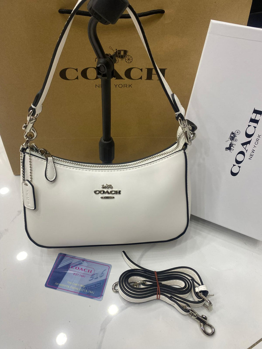 Coach Teri Solid Shoulder Bag