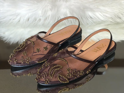 Zara Embroided Loafers