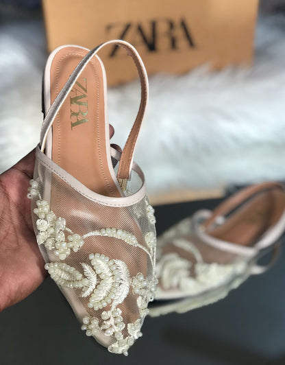 Zara Embroided Loafers