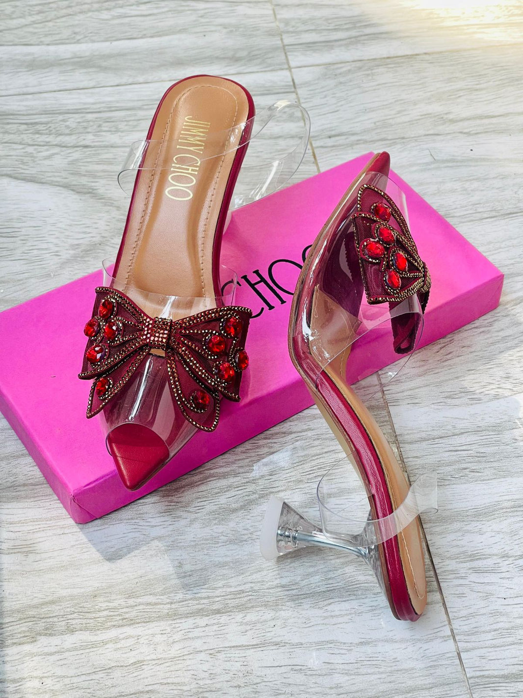 Jimmy Choo Signature Butterfly Heels