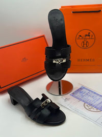 Hermes Berkin Signature Block Heels