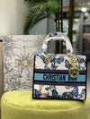 Lady Dior Embossed Handbag