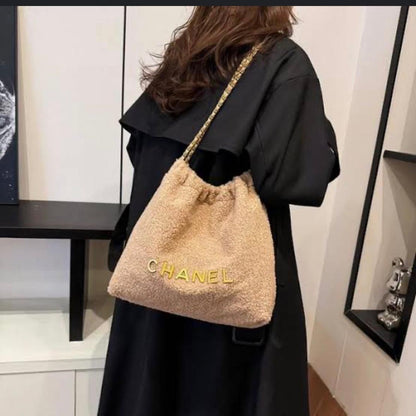 Chanel Fur Shoulder Bag