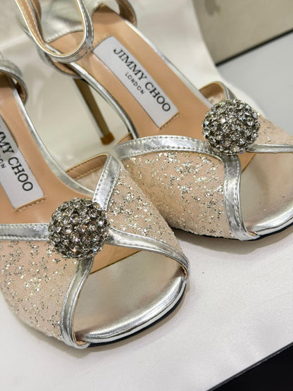Jimmy Choo Sacora Pearl-Embellished Heels