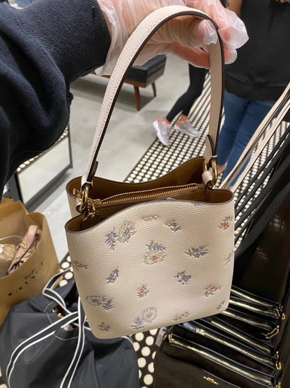 Coach Small Town Floral Bucket Bag