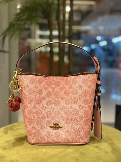 Coach Pink Bucket Bag