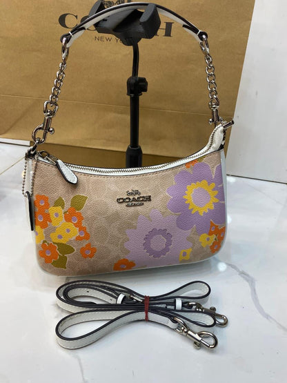 Coach Teri Shoulder Bag in Signature Canvas