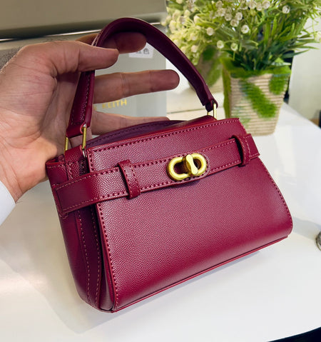 Cd Top Handle Cowhide Bag