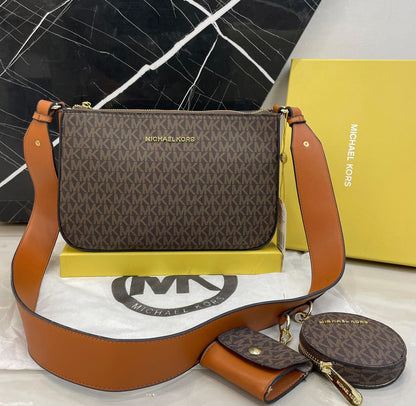 Mk Signature Crossbody