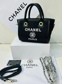 Chanel Canvas Top Handle Bag