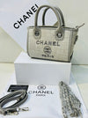 Chanel Canvas Top Handle Bag