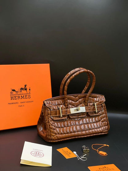 Hermes Crocodile Handbag