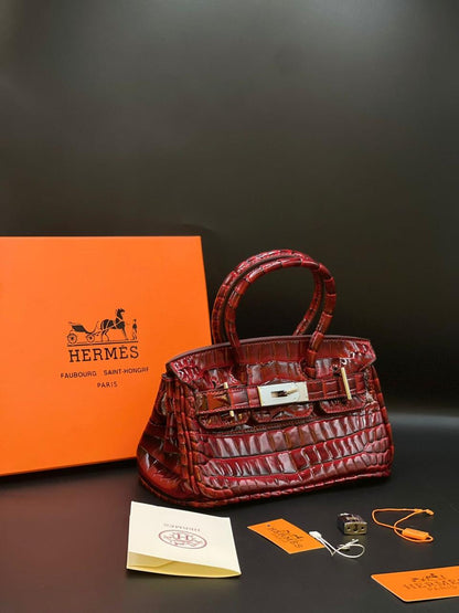 Hermes Crocodile Handbag