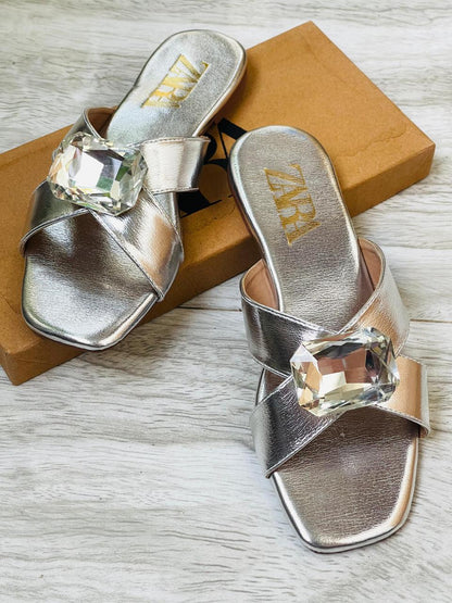 Zara Stone Flats