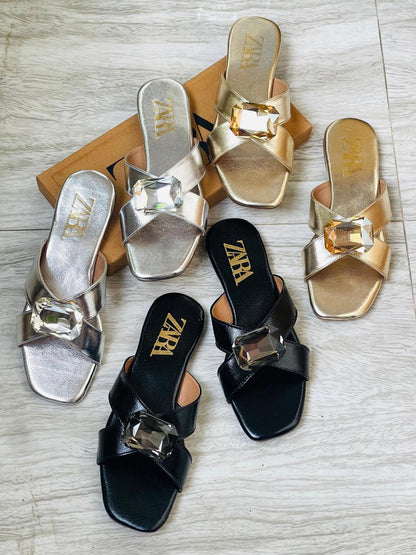 Zara Stone Flats
