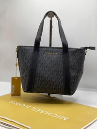 Mk Pratt Small Signature Logo Tote Bag