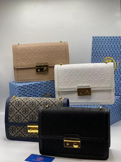 Tb Monogram Shoulder Bag