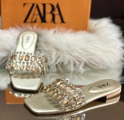 Zara Stone Sandals