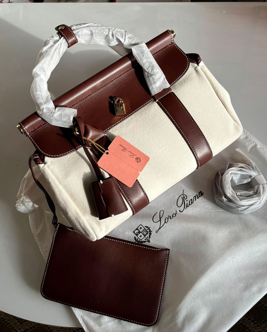 Loro Piana Loom Bag