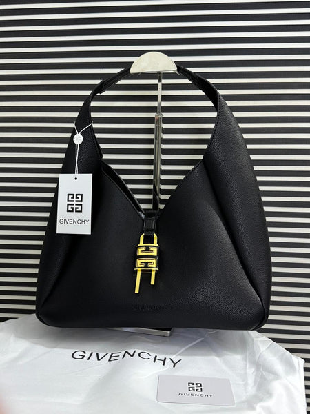Givenchy G-Hobo Medium Leather Shoulder Bag